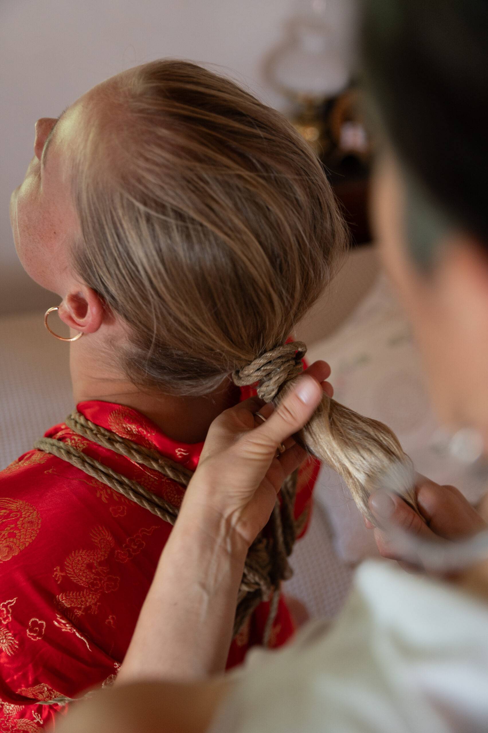 hair rope bondage